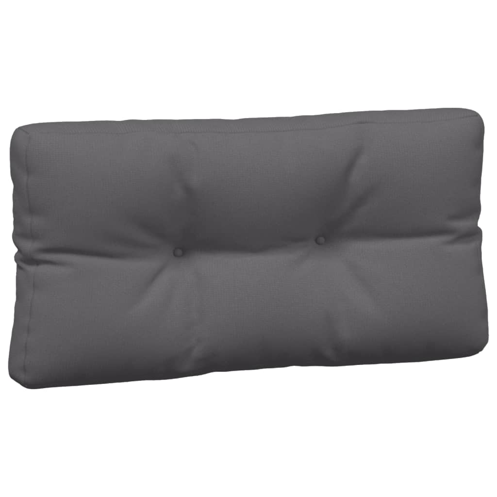 Coussins de palette lot de 7 anthracite tissu