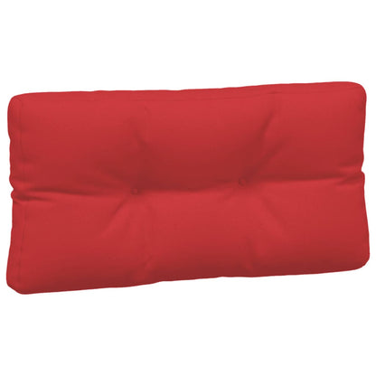 Coussins de palette lot de 7 rouge tissu