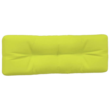 Coussins de palette lot de 7 vert vif tissu