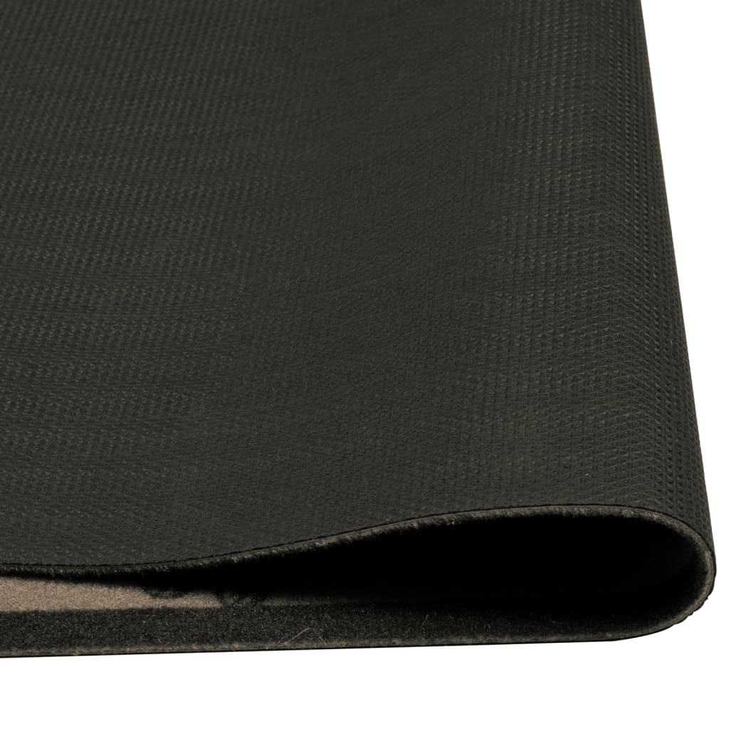 Tapis de cuisine lavable imprimé Morning brun 60x180 cm velours