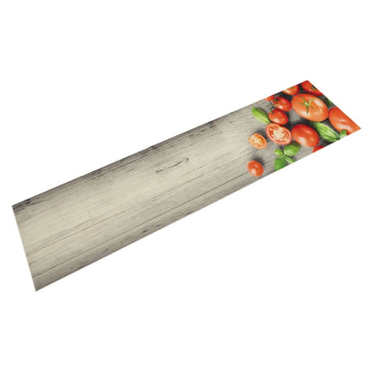 Tapis de cuisine lavable impression de tomates 60x300cm velours