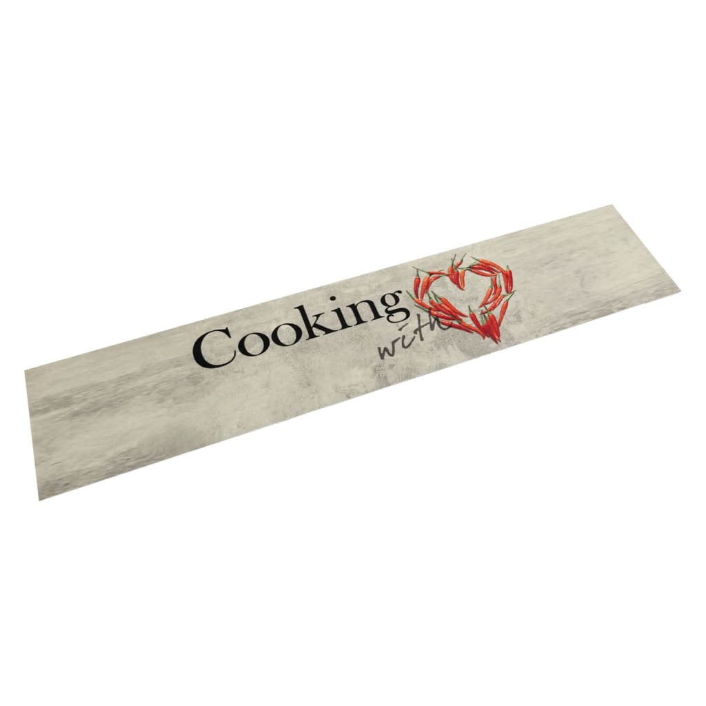 Tapis de cuisine lavable imprimé de piment Cooking 60x300 cm