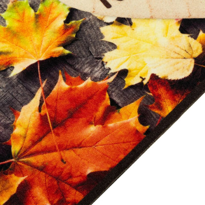 Tapis de cuisine lavable impression d'automne 45x150 cm velours