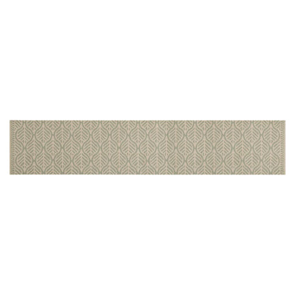 Tapis de cuisine lavable impression feuilles 60x300 cm velours