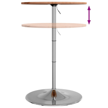 Table de bar Ø60x89,5 cm bois massif de hêtre