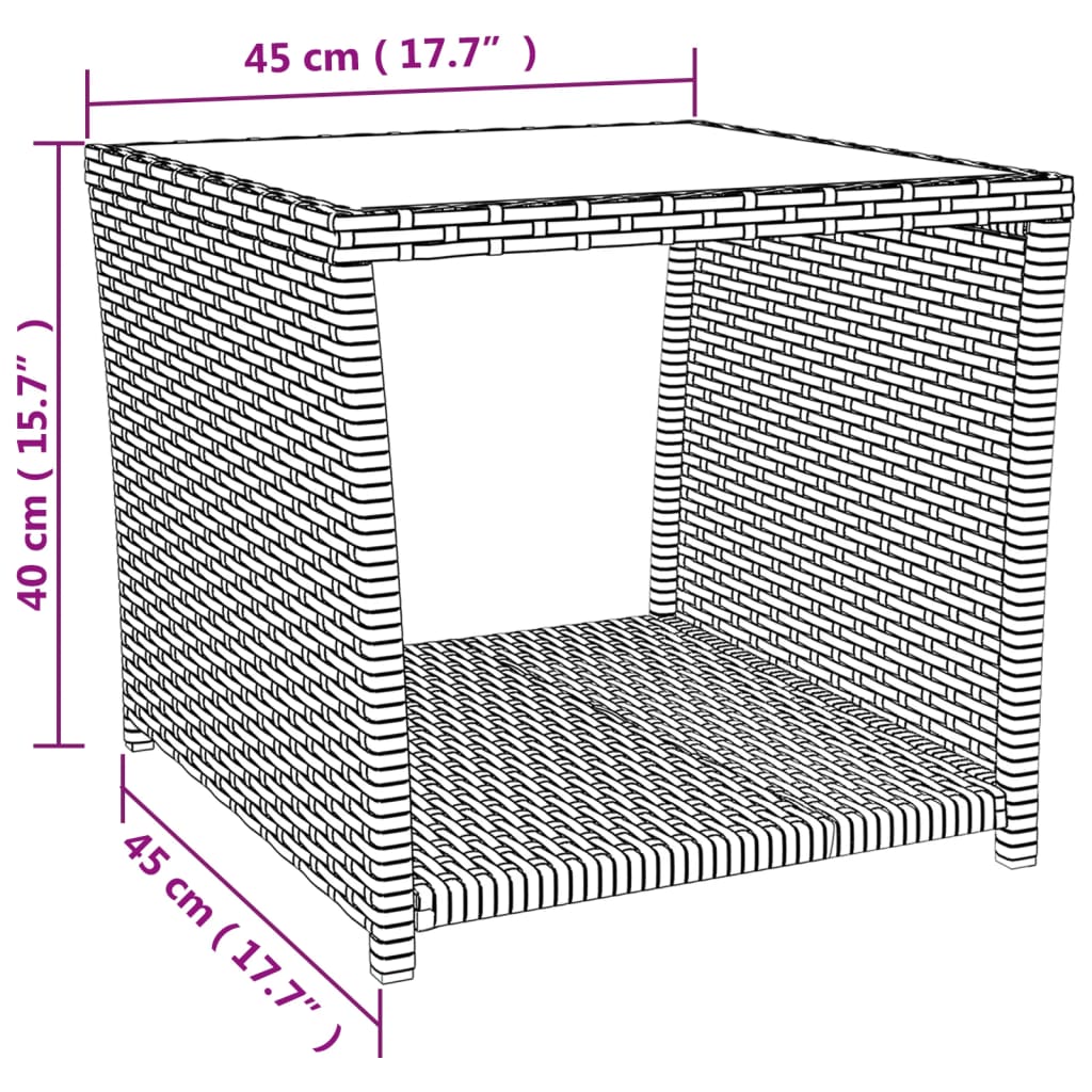 Ensemble à manger de jardin 3 pcs coussins gris résine tressée