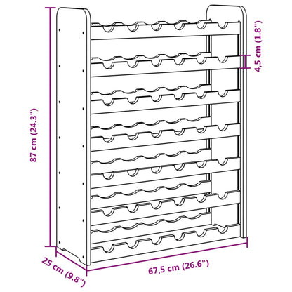 Casier à vin 67,5x25x87 cm Bois de pin massif