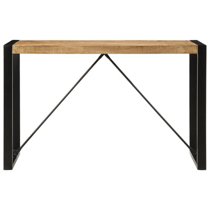 Table à manger 120x55x76 cm bois de manguier massif brut