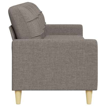 Canapé à 3 places Taupe 210 cm Tissu