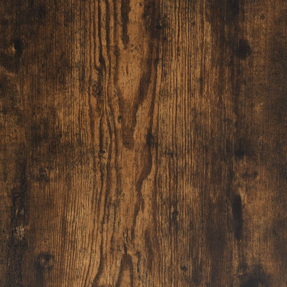 Cadre de lit sans matelas chêne fumé 150x200 cm bois ingénierie