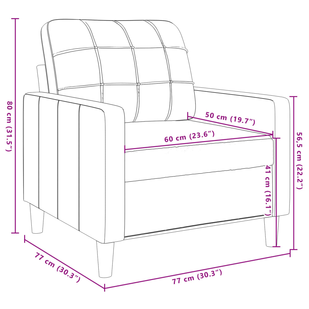 Ensemble de canapés 3 pcs gris clair tissu