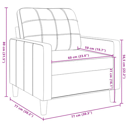 Ensemble de canapés 3 pcs gris clair tissu