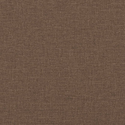 Ensemble de canapés 2 pcs marron tissu