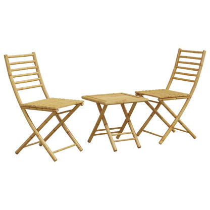 Ensemble de bistro 3 pcs bambou