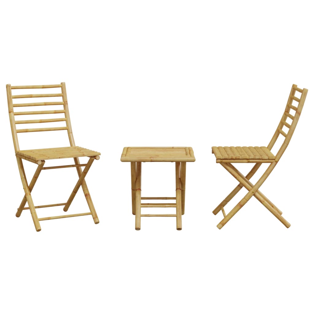 Ensemble de bistro 3 pcs bambou