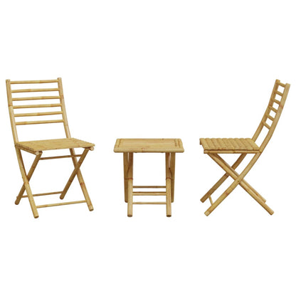 Ensemble de bistro 3 pcs bambou