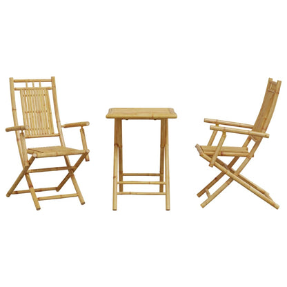 Ensemble de bistro 3 pcs bambou