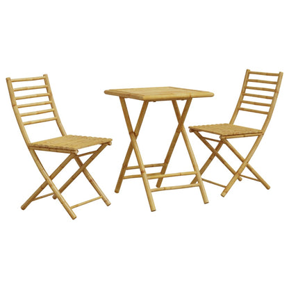 Ensemble de bistro 3 pcs bambou