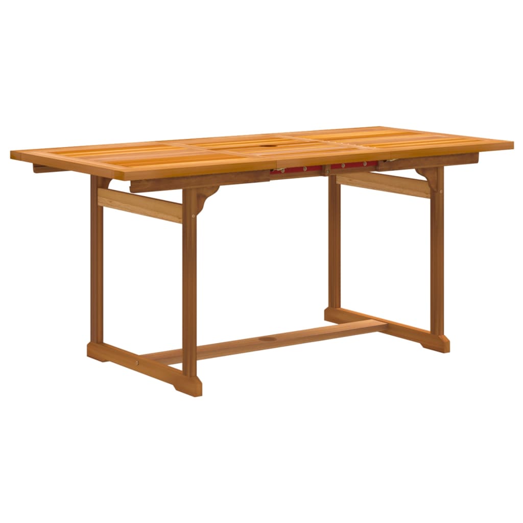 Ensemble à Manger de jardin 7pcs bois d'acacia solide textilène