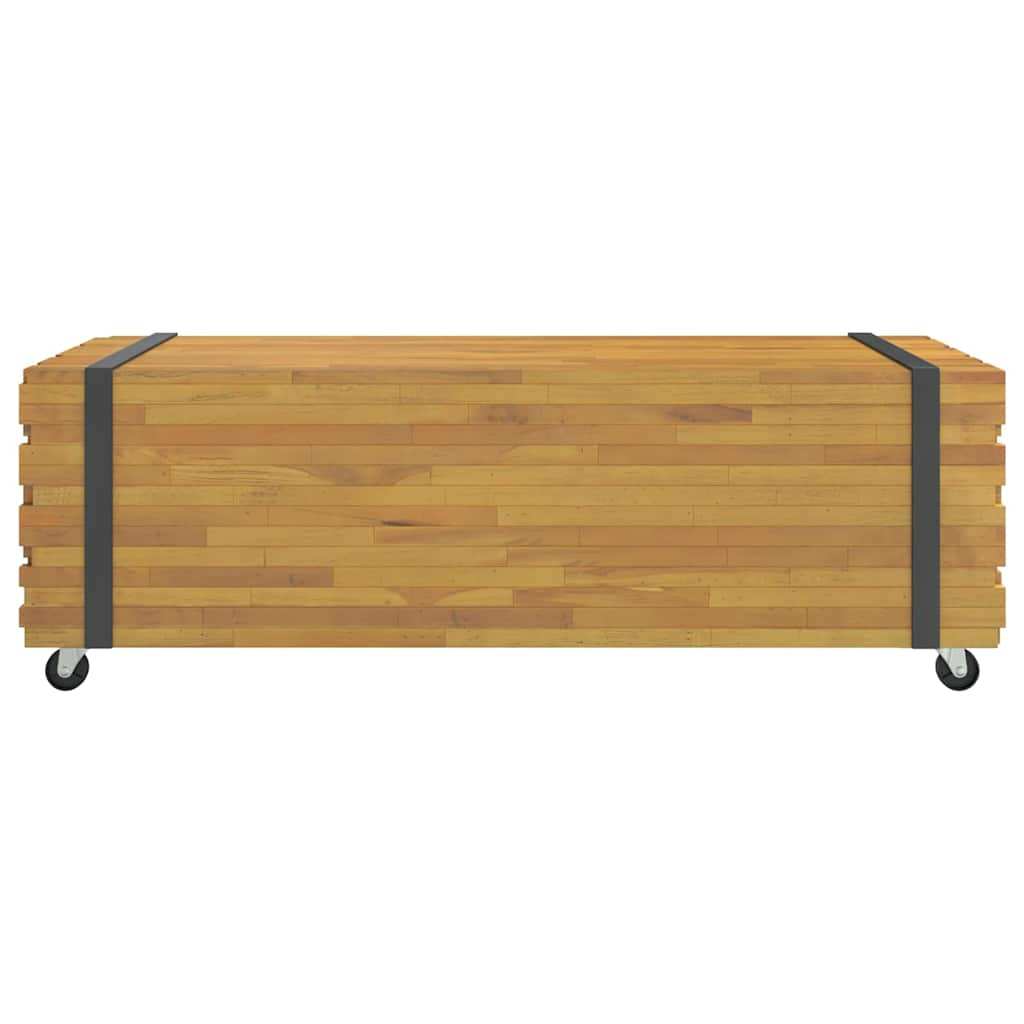 Table basse 110x45x35 cm bois massif de teck