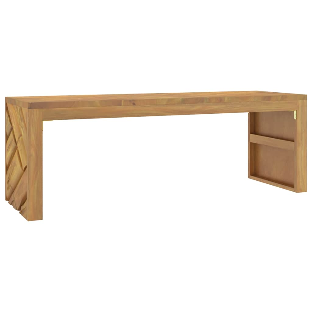 Table basse 110x35x38 cm bois massif de teck