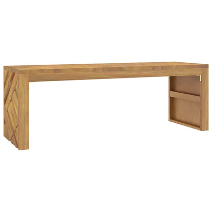 Table basse 110x35x38 cm bois massif de teck