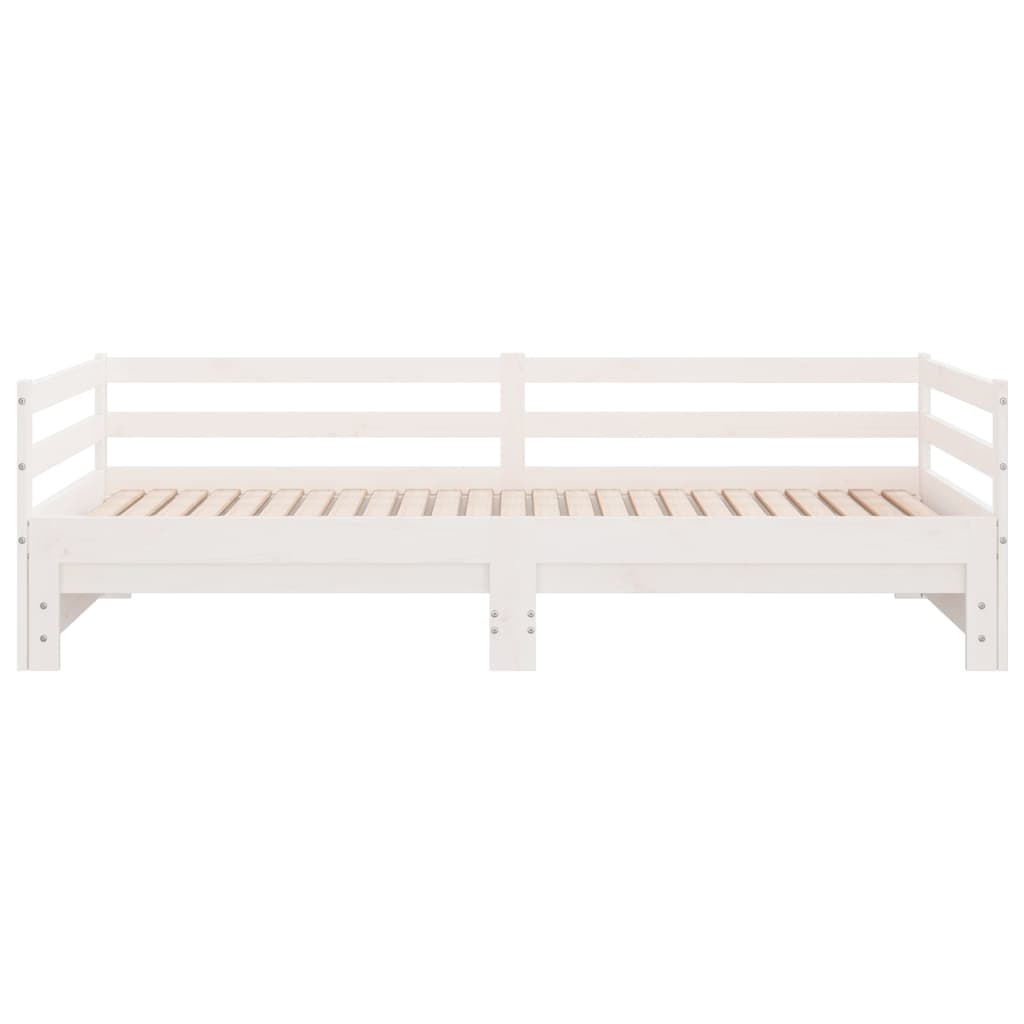 Lit de jour et lit gigogne sans matelas 90x200 cm bois massif