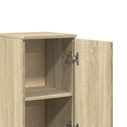 Armoire salle de bain chêne sonoma 30x30x190 cm