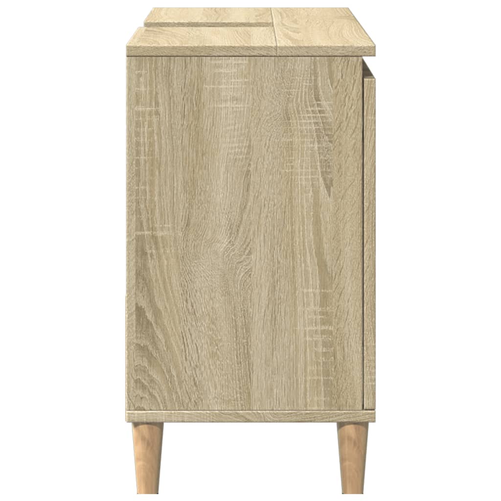 Armoire salle de bain chêne sonoma 65x33x60 cm