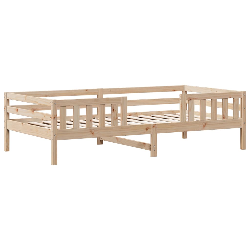 Cadre de lit sans matelas 100x200 cm bois massif de pin