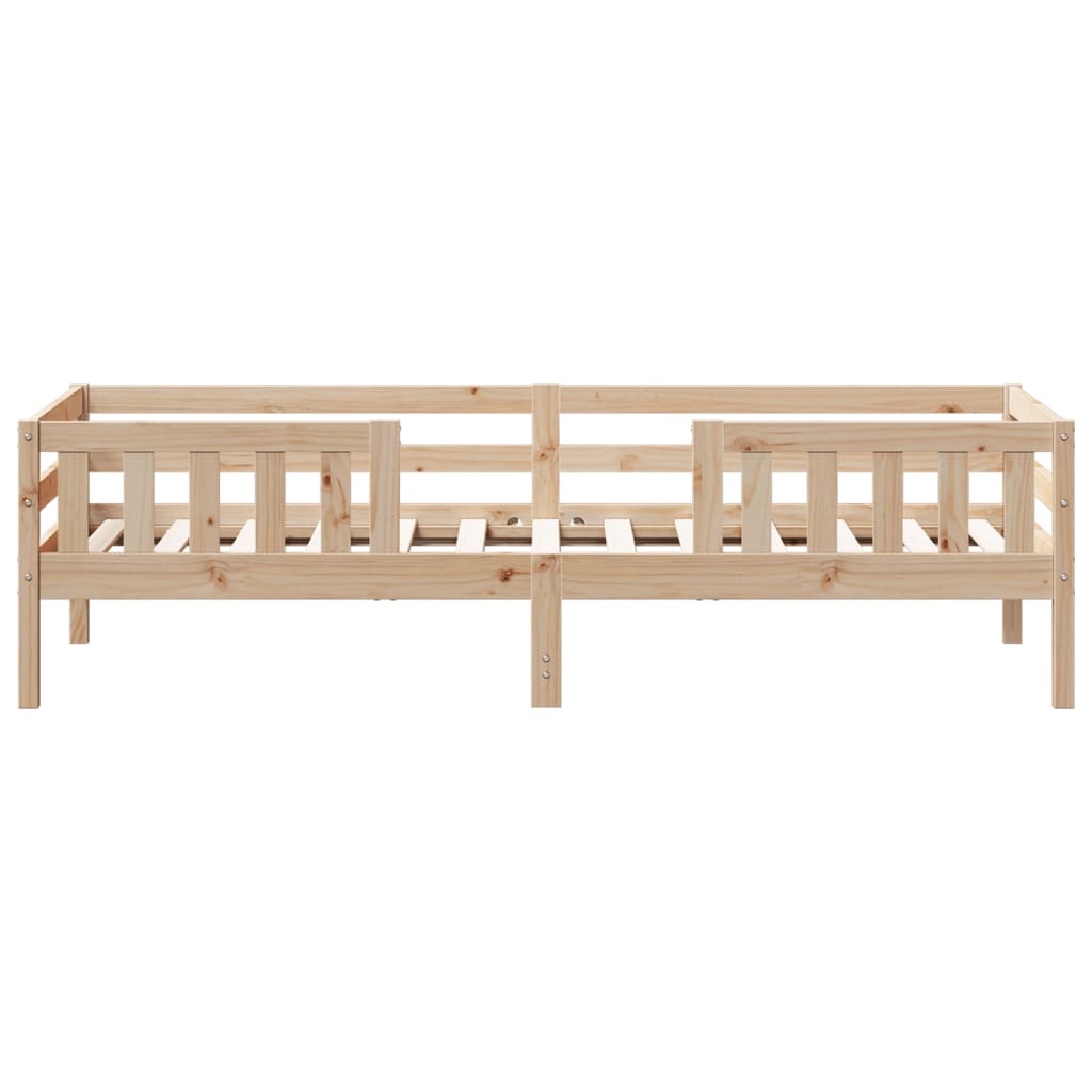 Cadre de lit sans matelas 100x200 cm bois massif de pin