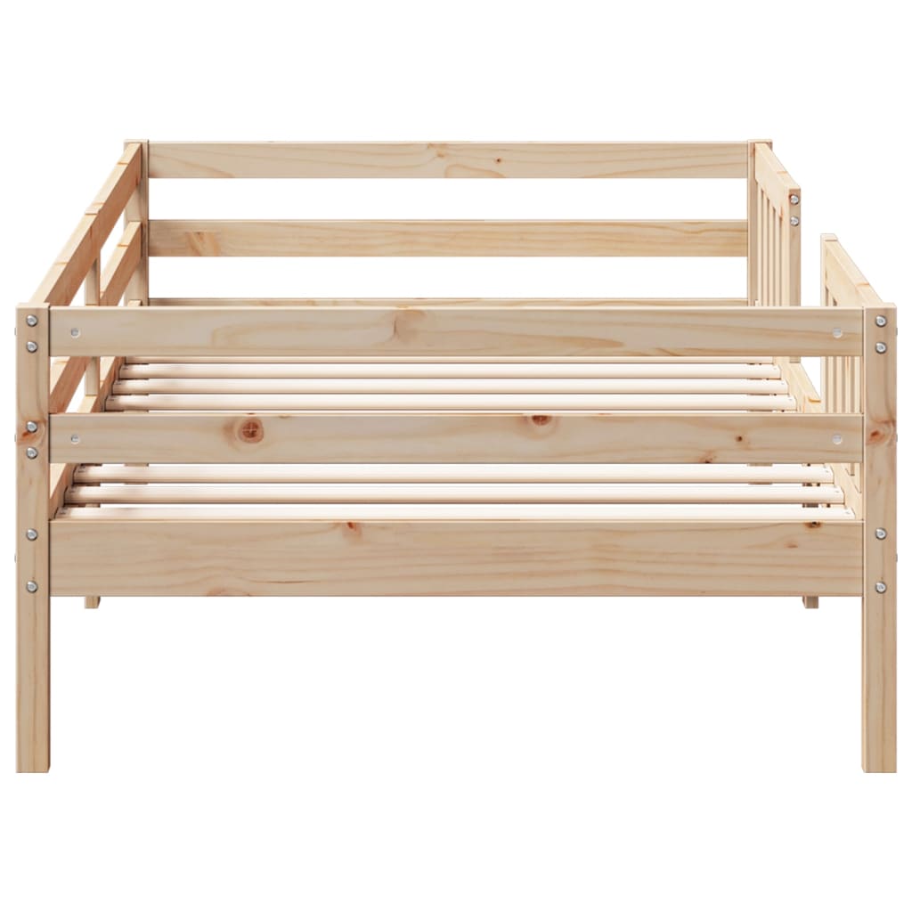 Cadre de lit sans matelas 100x200 cm bois massif de pin