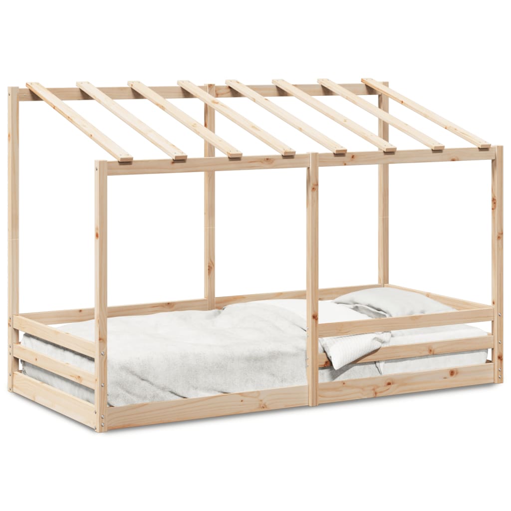 Lit pour enfants sans matelas 100x200 cm bois massif de pin