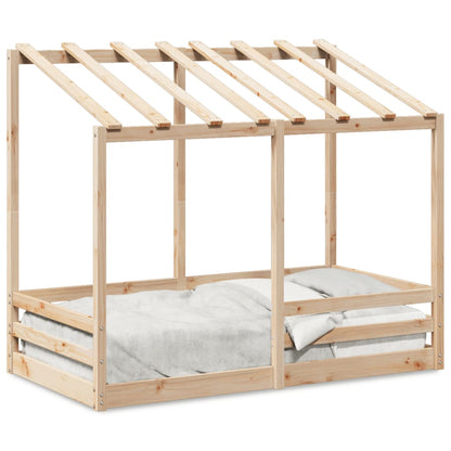 Lit pour enfants sans matelas 80x160 cm bois massif de pin