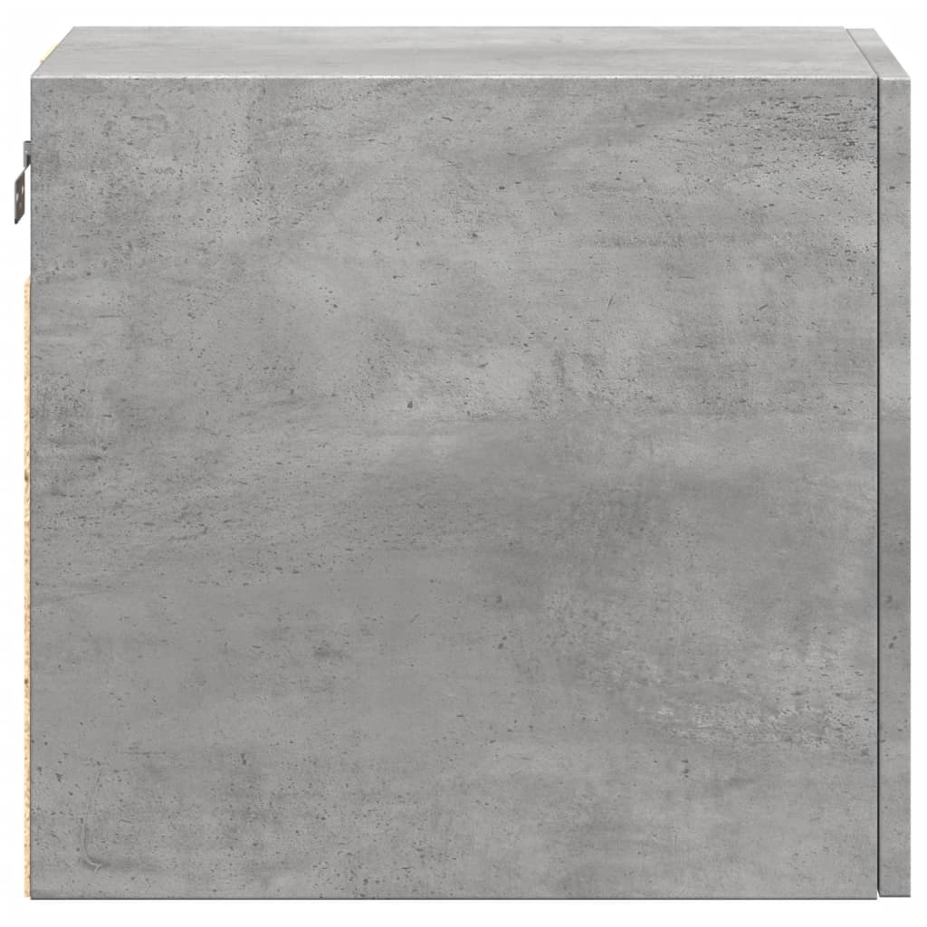 Armoire murale gris béton 30x42,5x40 cm bois d'ingénierie