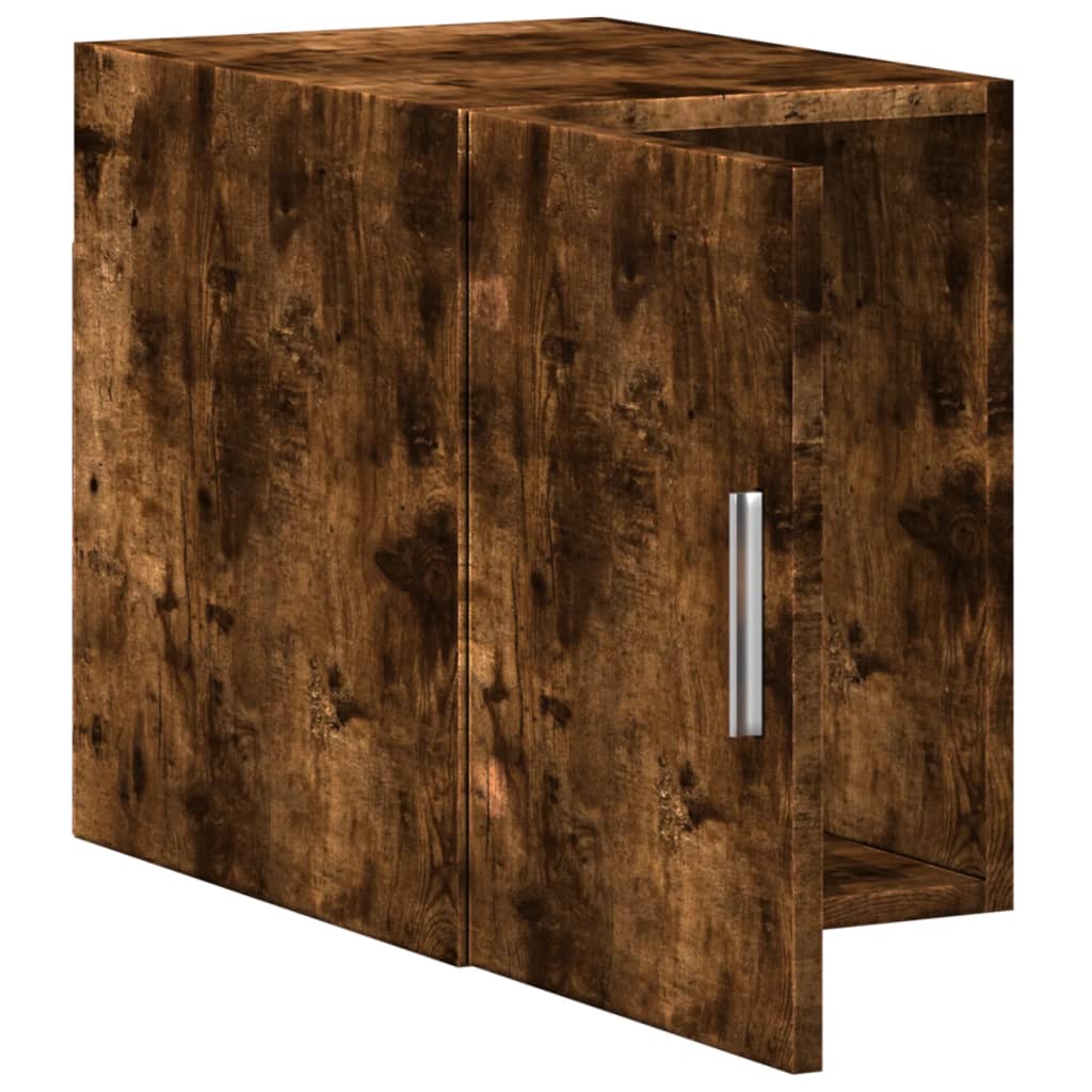 Armoire murale chêne fumé 30x42,5x40 cm bois d'ingénierie