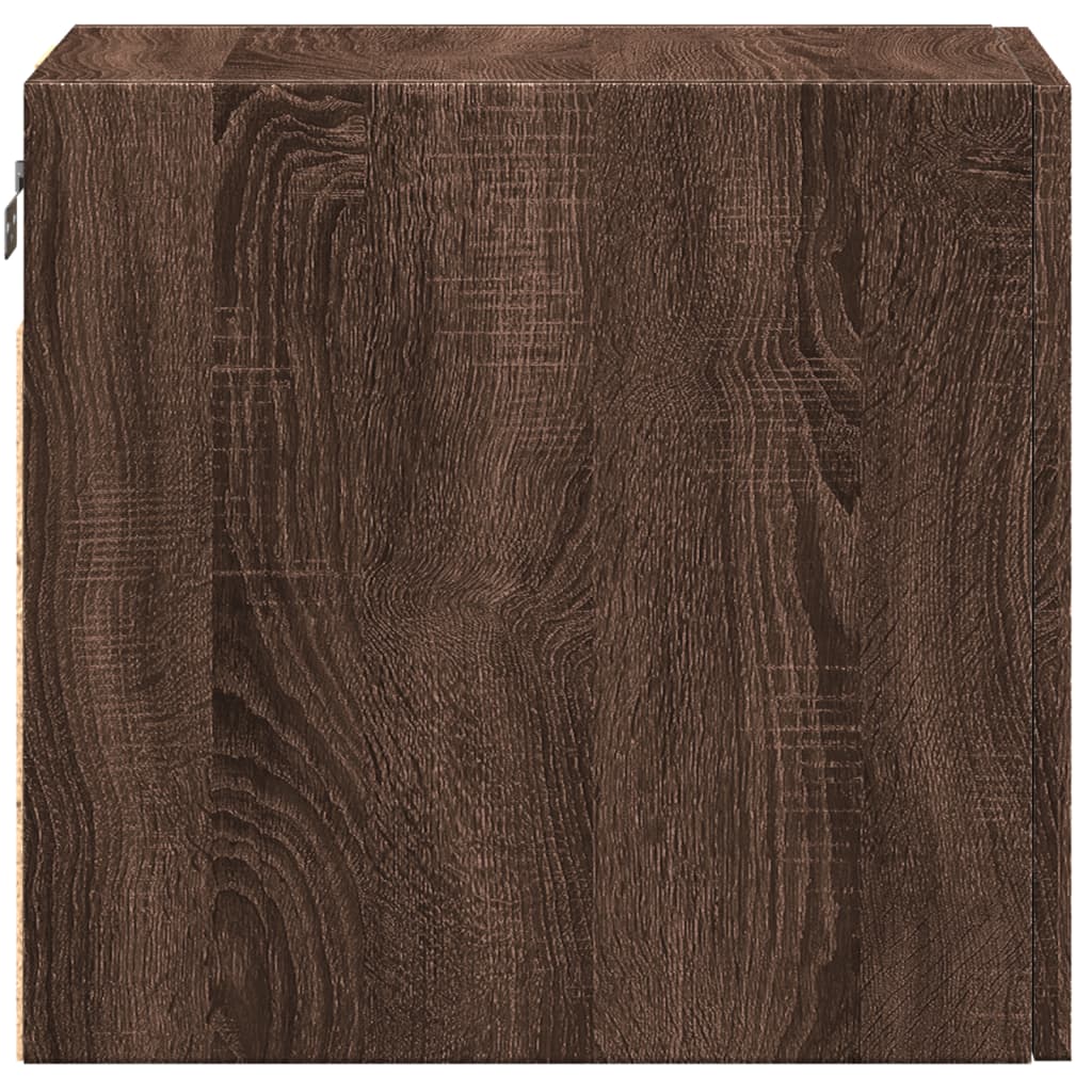 Armoire murale chêne marron 30x42,5x40 cm bois d'ingénierie