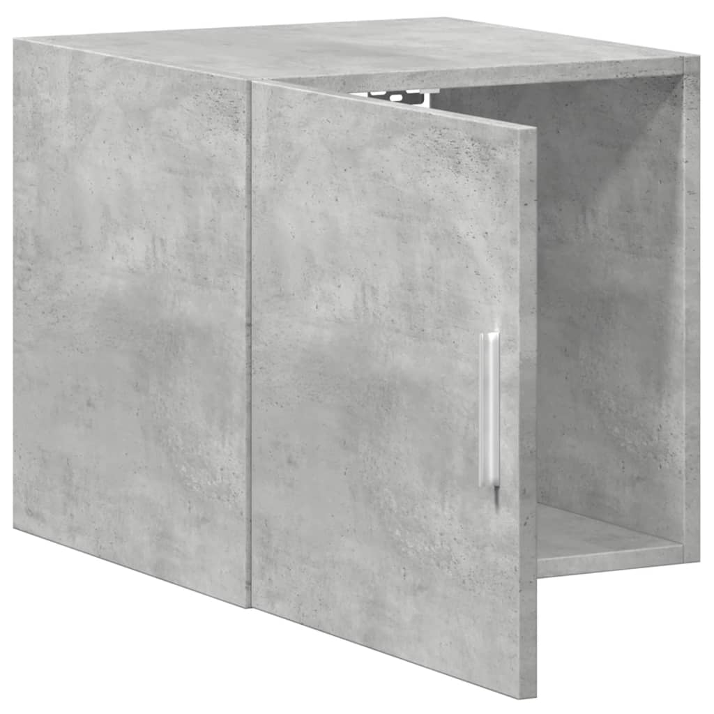 Armoire murale gris béton 40x42,5x40 cm bois d'ingénierie