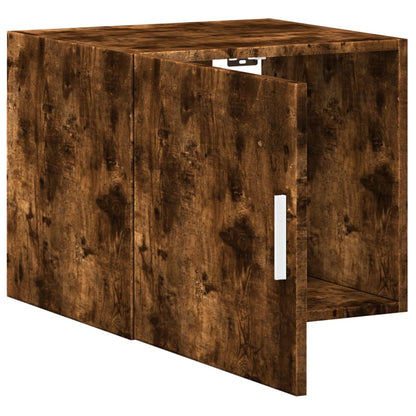 Armoire murale chêne fumé 45x42,5x40 cm bois d'ingénierie