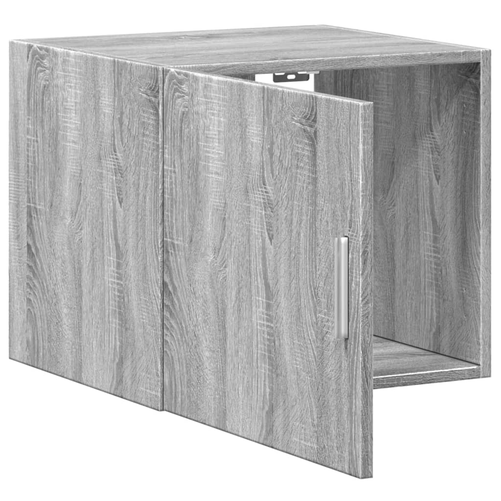 Armoire murale sonoma gris 45x42,5x40 cm bois d'ingénierie