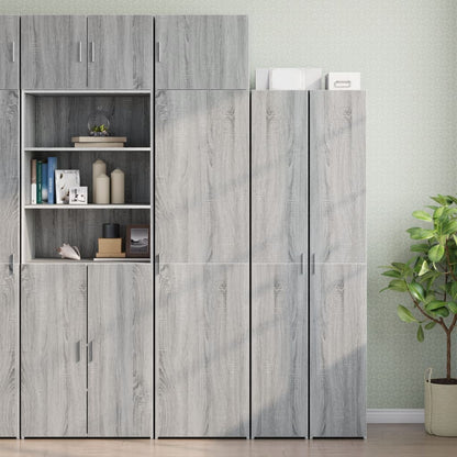 Armoire murale sonoma gris 50x42,5x40 cm bois d'ingénierie