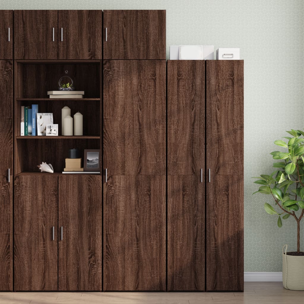 Armoire murale chêne marron 50x42,5x40 cm bois d'ingénierie