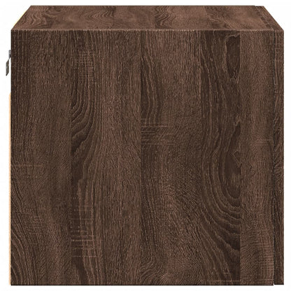 Armoire murale chêne marron 50x42,5x40 cm bois d'ingénierie