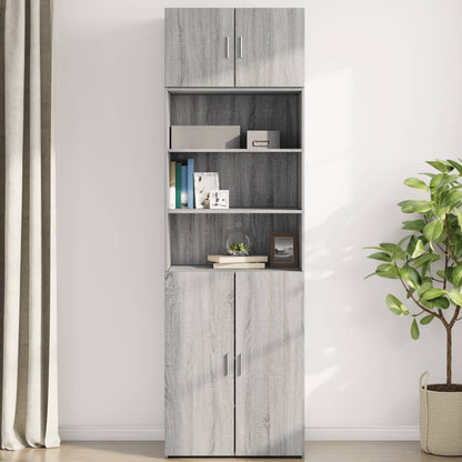 Armoire murale sonoma gris 70x42,5x40 cm bois d'ingénierie