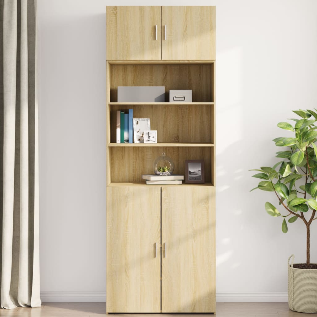 Armoire murale chêne sonoma 80x42,5x40 cm bois d'ingénierie