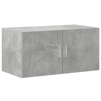 Armoire murale gris béton 80x42,5x40 cm bois d'ingénierie