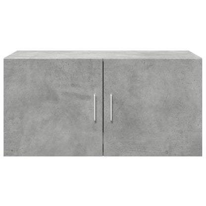 Armoire murale gris béton 80x42,5x40 cm bois d'ingénierie