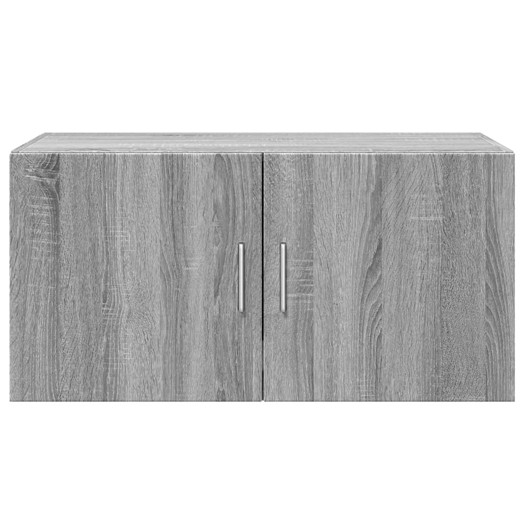 Armoire murale sonoma gris 80x42,5x40 cm bois d'ingénierie