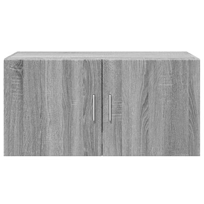 Armoire murale sonoma gris 80x42,5x40 cm bois d'ingénierie