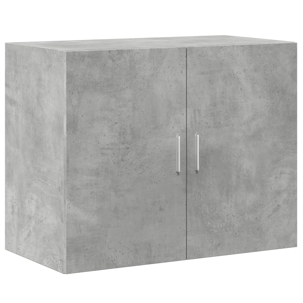 Armoire murale gris béton 80x42,5x64 cm bois d'ingénierie